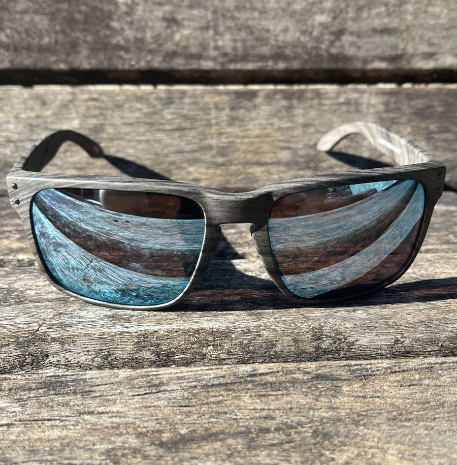Oculos Oakley Holbrook XL Woodgrain Prizm Deep Water