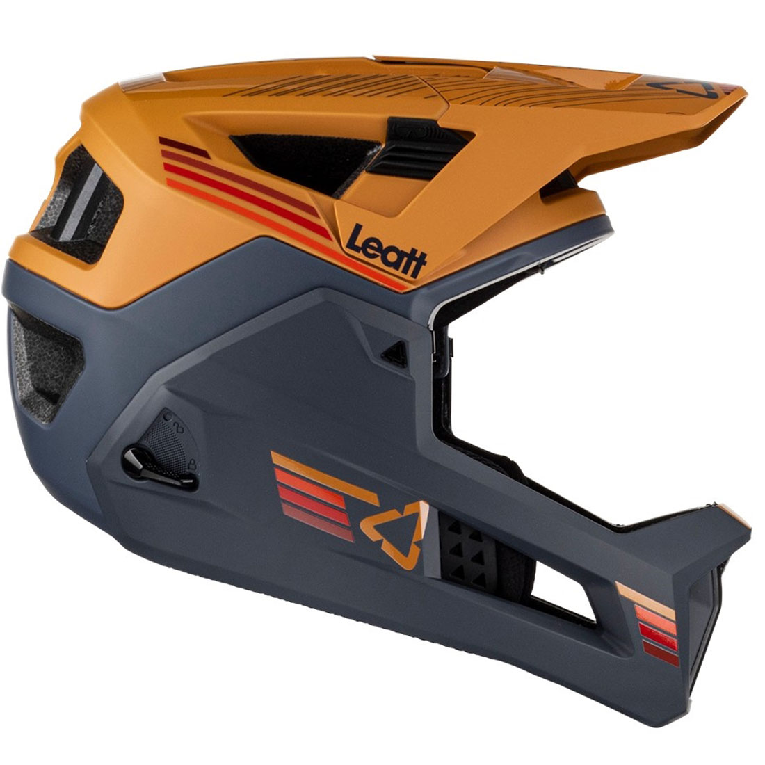 Capacete Leatt Enduro 4.0 Cinza/Laranja
