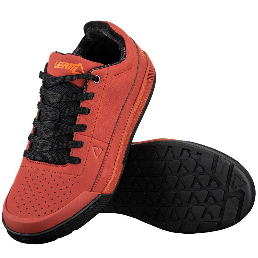 Leatt 3.0 Flat Scarpe Da MTB A Suola Piatta - Pelle Sintetica Idrorepellente Con Suola RideGrip Antiscivolo - Protezione Caviglia E Tallone - 4