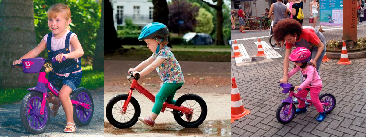 bicicleta infantil de equilíbrio
